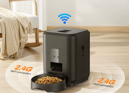 PawLeafy™ - Smart WiFi Pet Feeder for Dogs and Cats