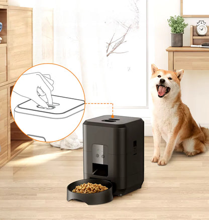PawLeafy™ - Smart WiFi Pet Feeder for Dogs and Cats